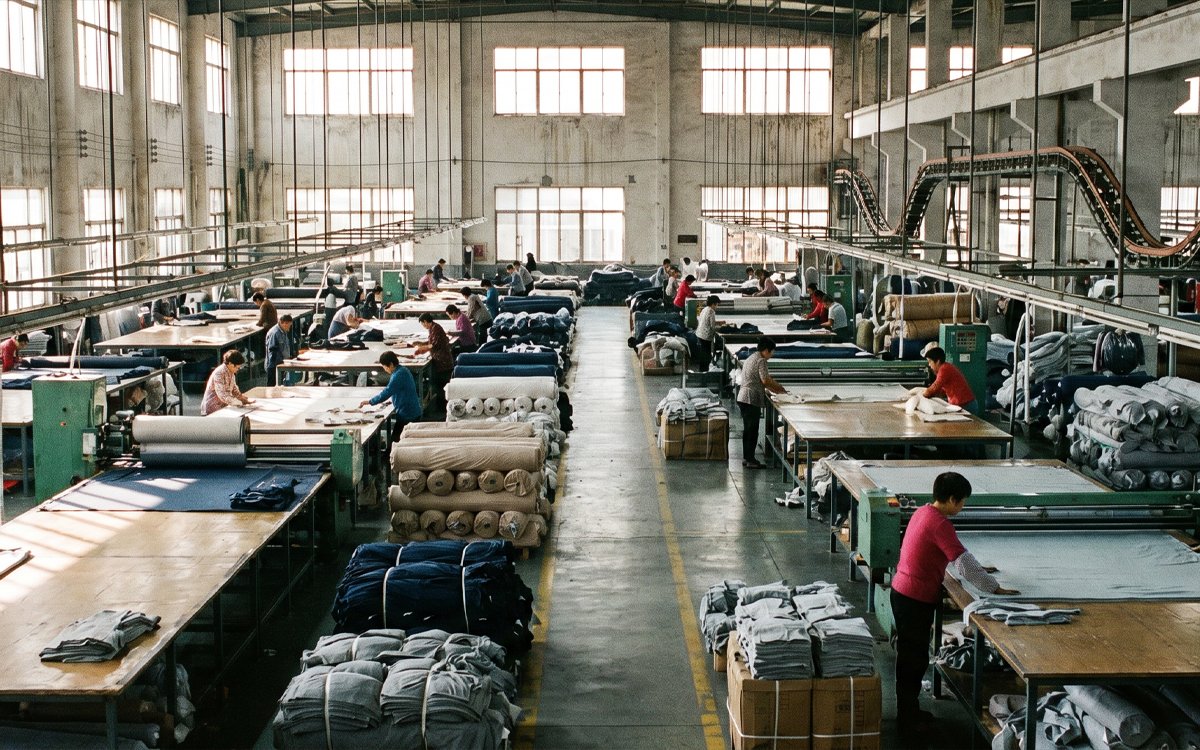 Placeholder — factory cutting floor